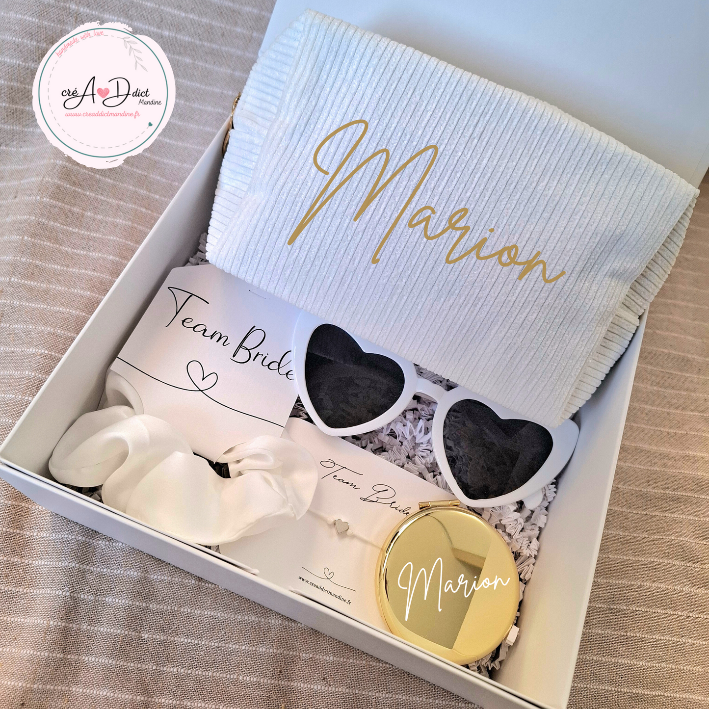Box Cadeau Personnalisée Femme - Coffret Demande Témoin, Marraine & Anniversaire