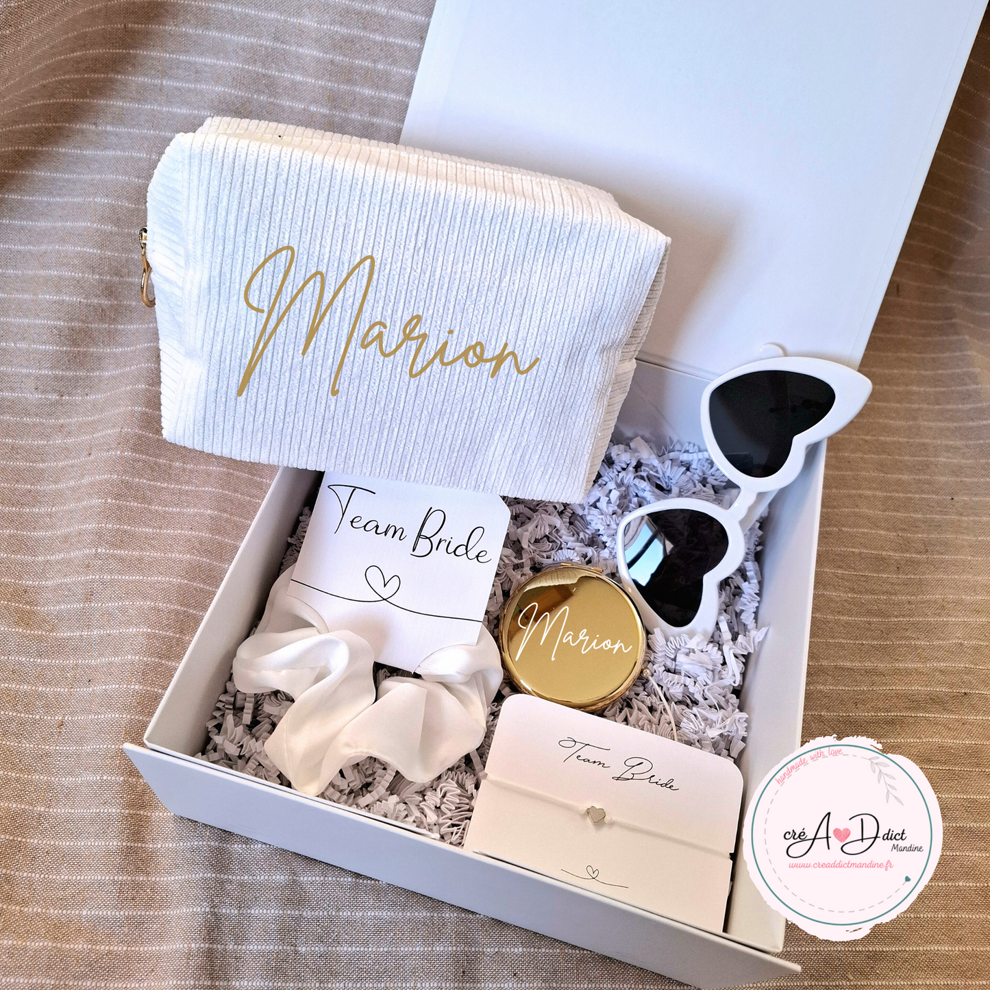 Box Cadeau Personnalisée Femme - Coffret Demande Témoin, Marraine & Anniversaire