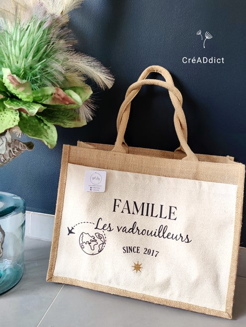 SAC - CABAS toile de jute