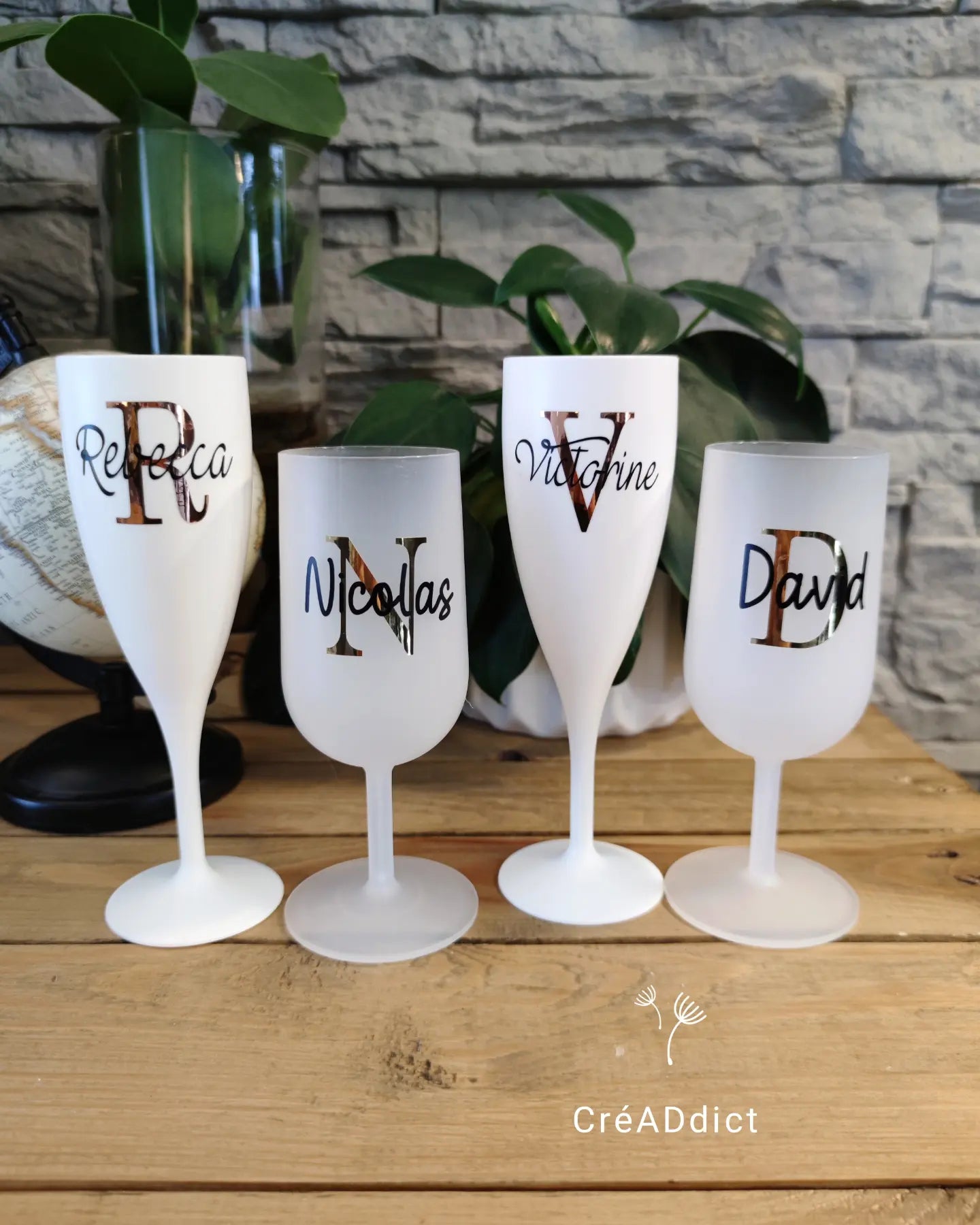 VERRE A PIED réutilisable