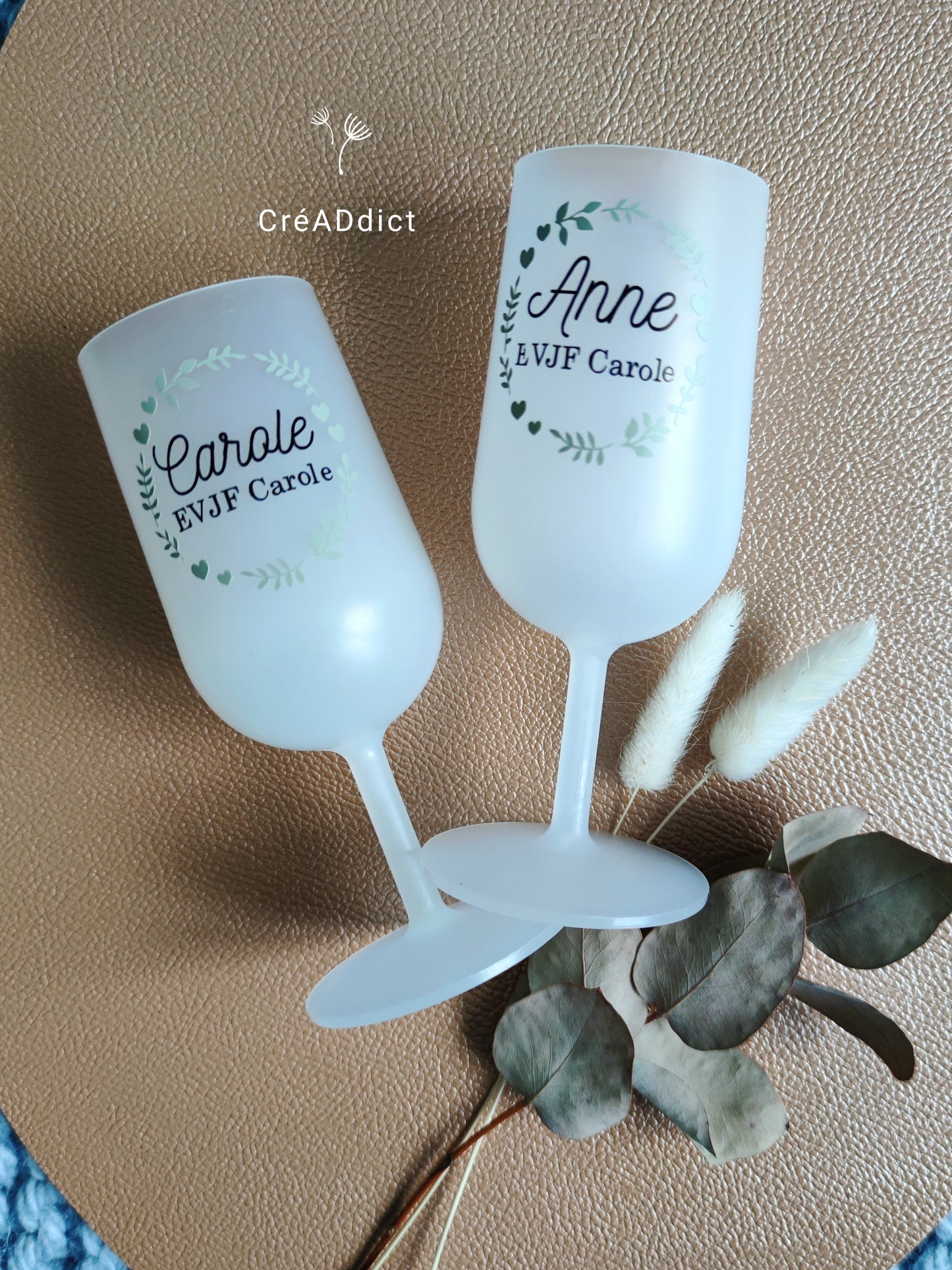 VERRE A PIED réutilisable