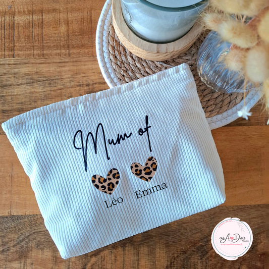 TROUSSE velours côtelé personnalisé