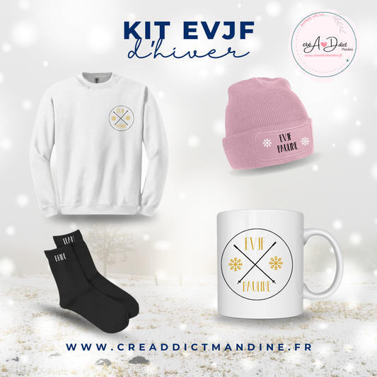 Accessoires EVJF Personnalisés Hiver - Pack Mariage & Montagne
