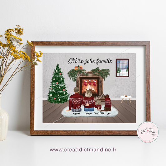 AFFICHE de FAMILLE personnalisée