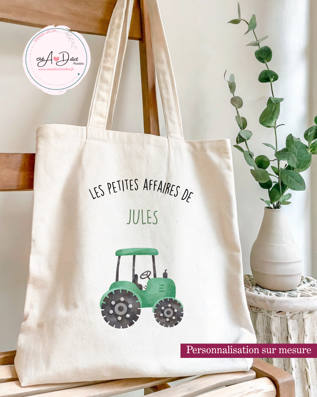 SAC en TOILE enfant