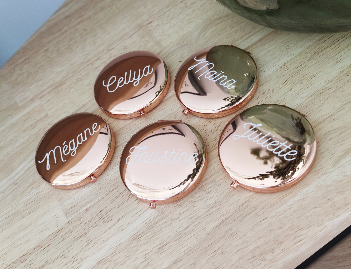 MIROIR DE POCHE & SA TROUSSE