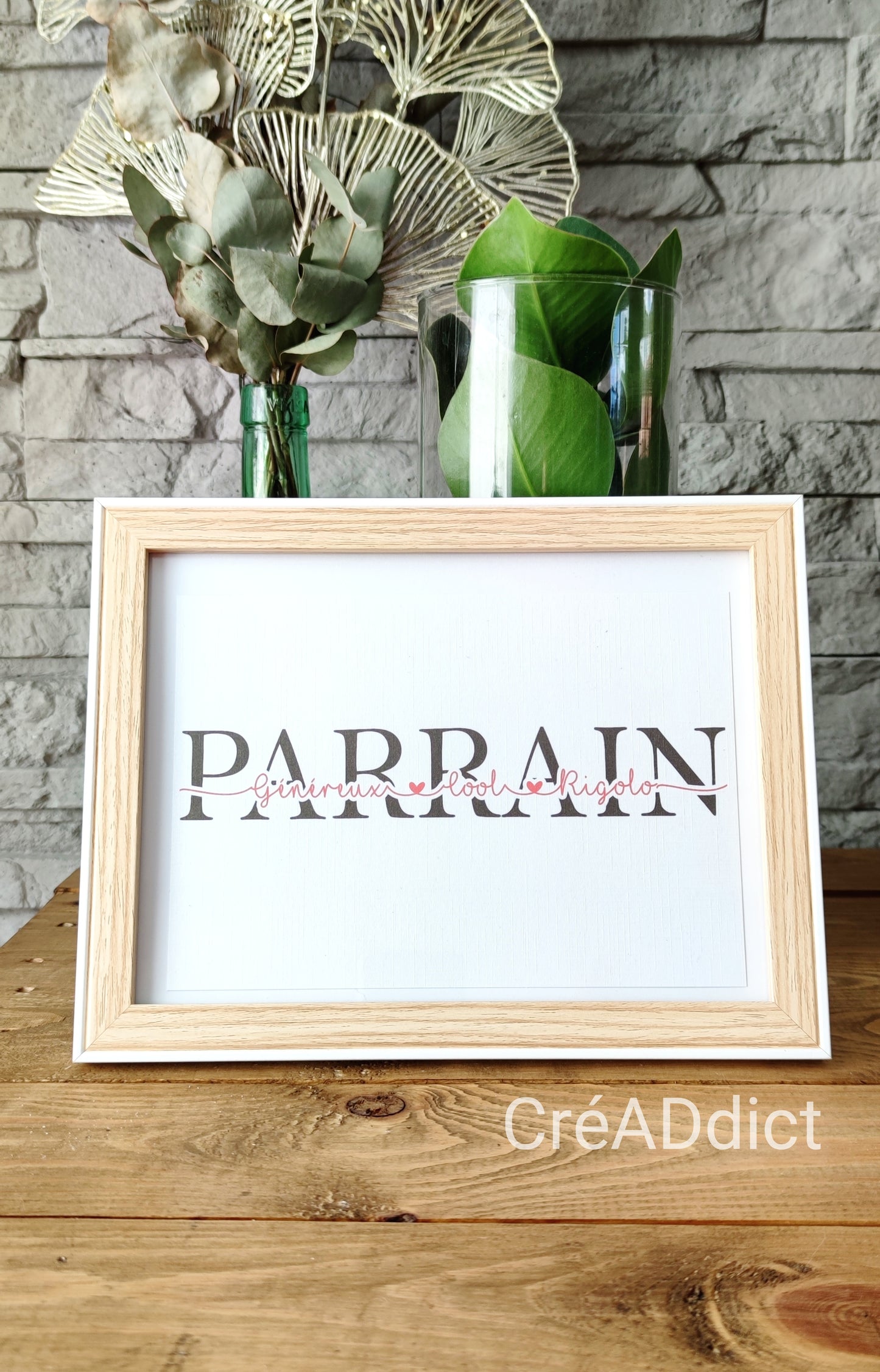 CADRE FAMILLE, MAMAN, MAMIE, MARRAINE ...