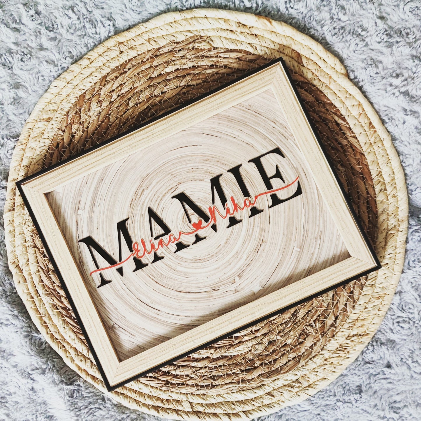 CADRE FAMILLE, MAMAN, MAMIE, MARRAINE ...