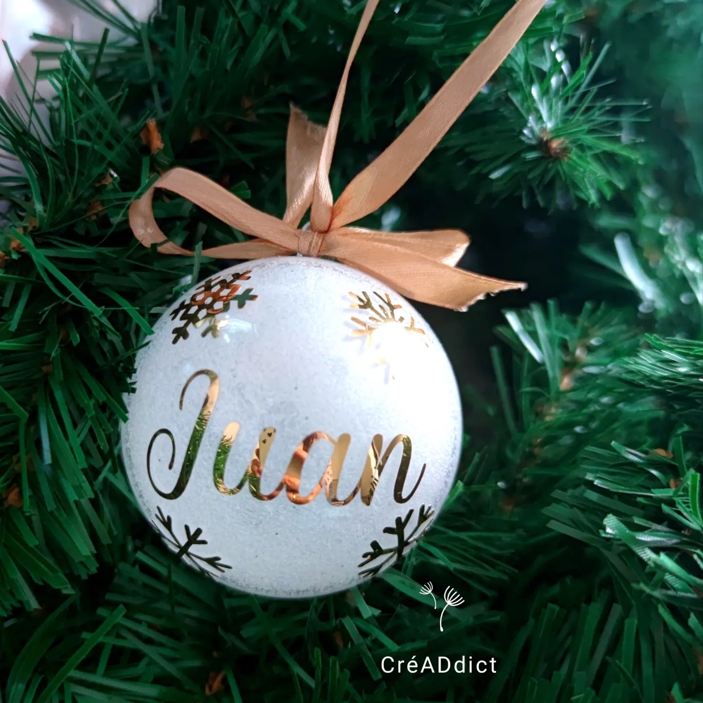 BOULE DE NOEL personnalisée
