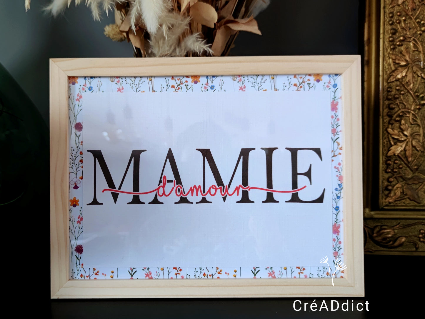 CADRE FAMILLE, MAMAN, MAMIE, MARRAINE ...