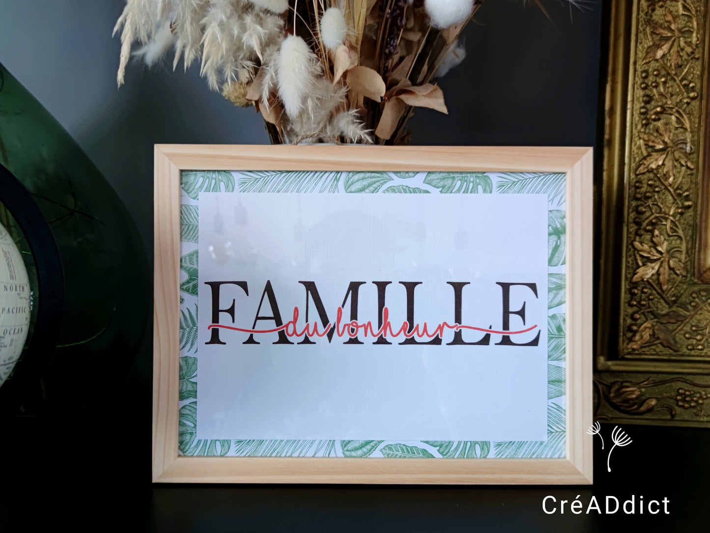 CADRE FAMILLE, MAMAN, MAMIE, MARRAINE ...