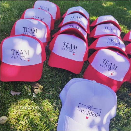 Casquette Personnalisée - Cadeau EVG, Mariage et Anniversaire