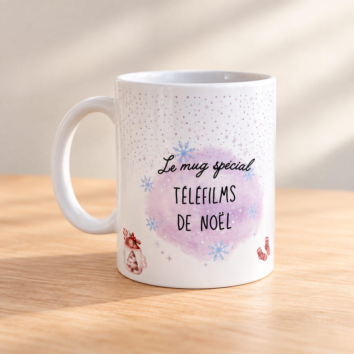 Mug de Noël personnalisé – idée cadeau pour Mamie, Papi, Maîtresse
