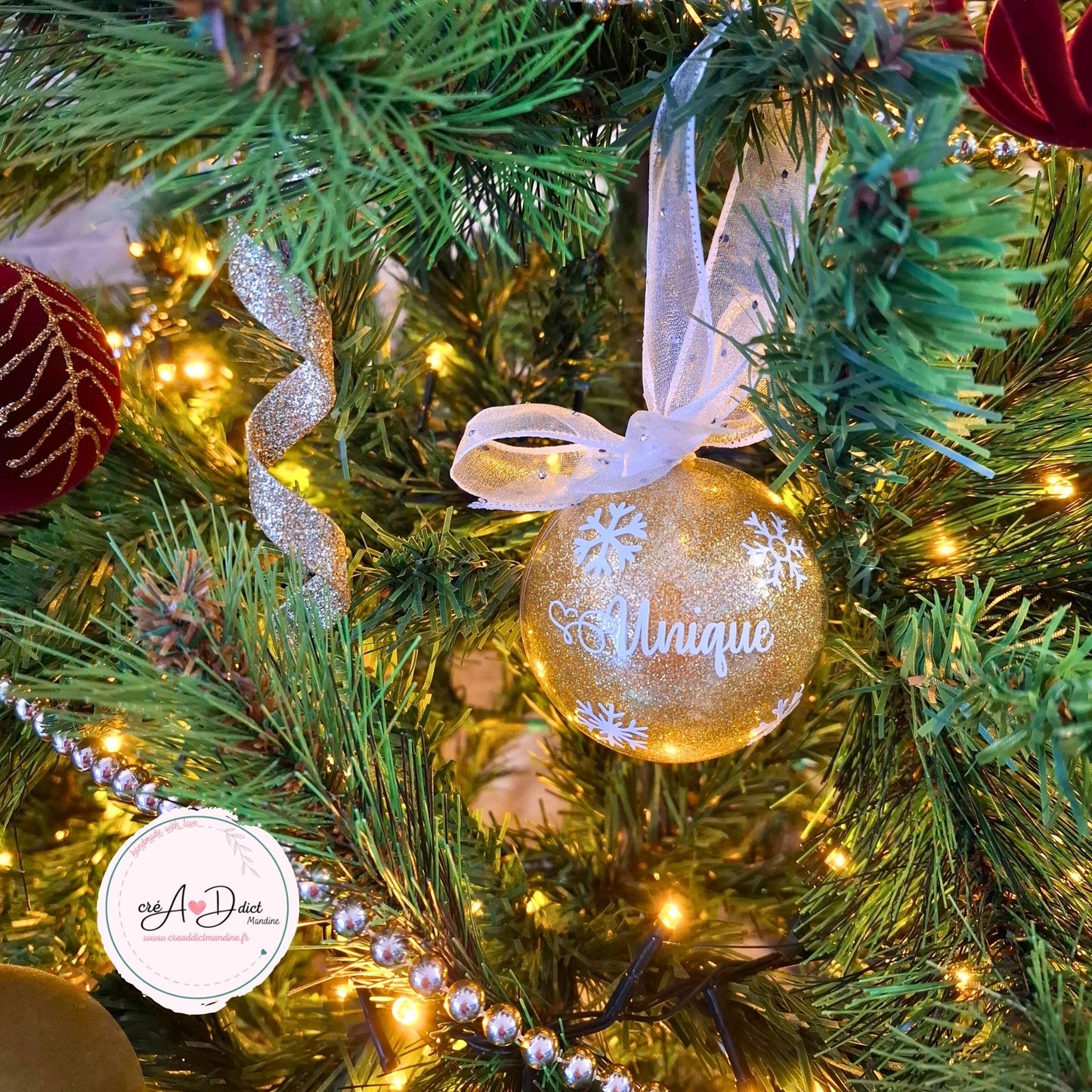 BOULE DE NOEL personnalisée