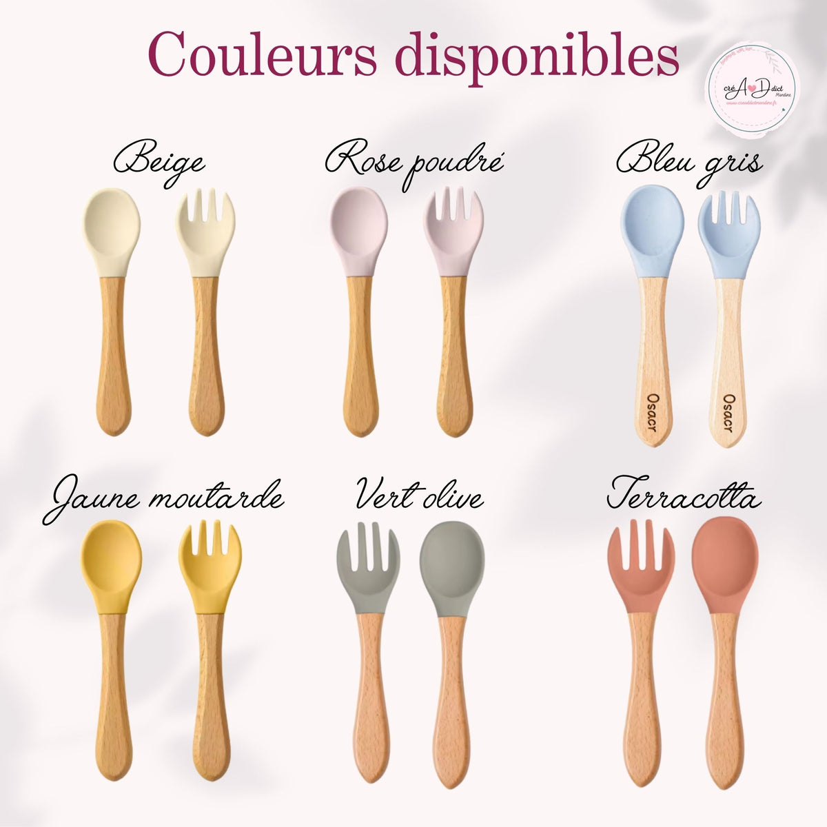 Prénom de bébé personnalisé sur accessoires de naissance