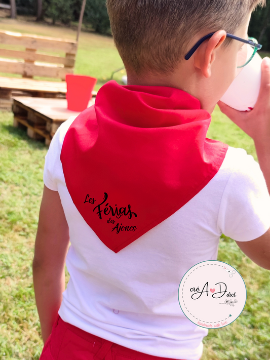 Bandana féria personnalisé