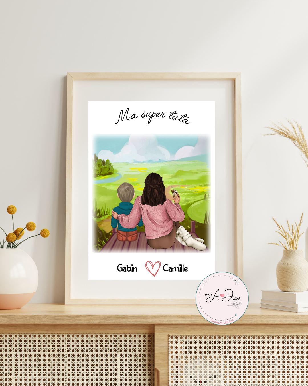 AFFICHE de FAMILLE personnalisée