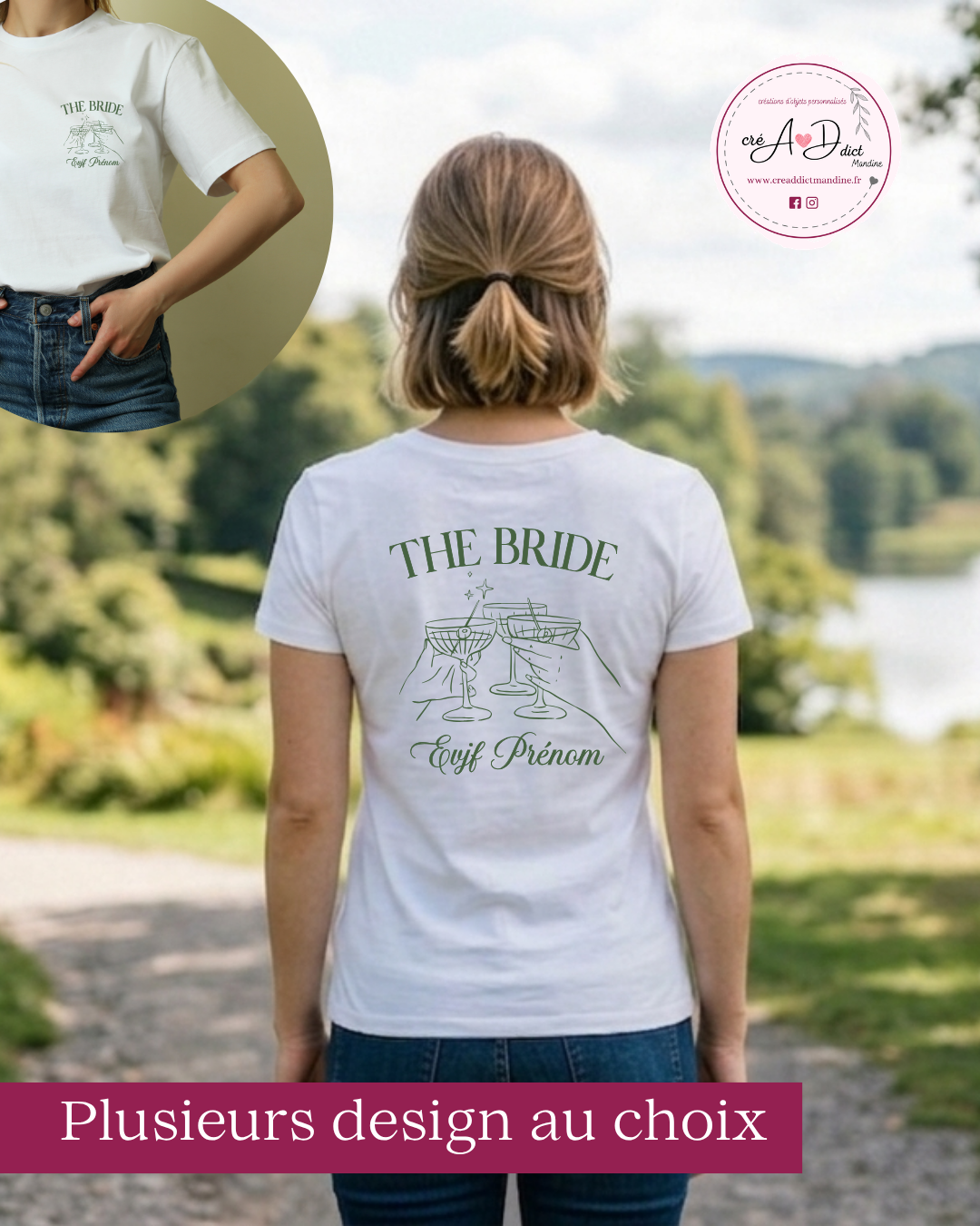 T-shirt personnalisé COCKTAIL