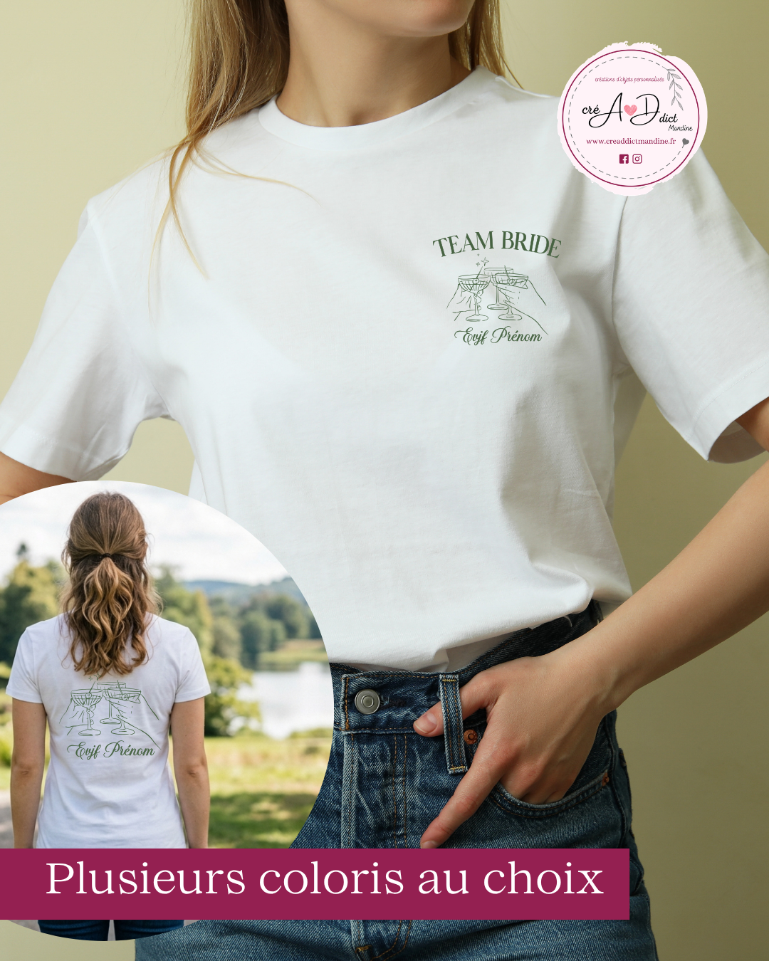 T-shirt personnalisé COCKTAIL