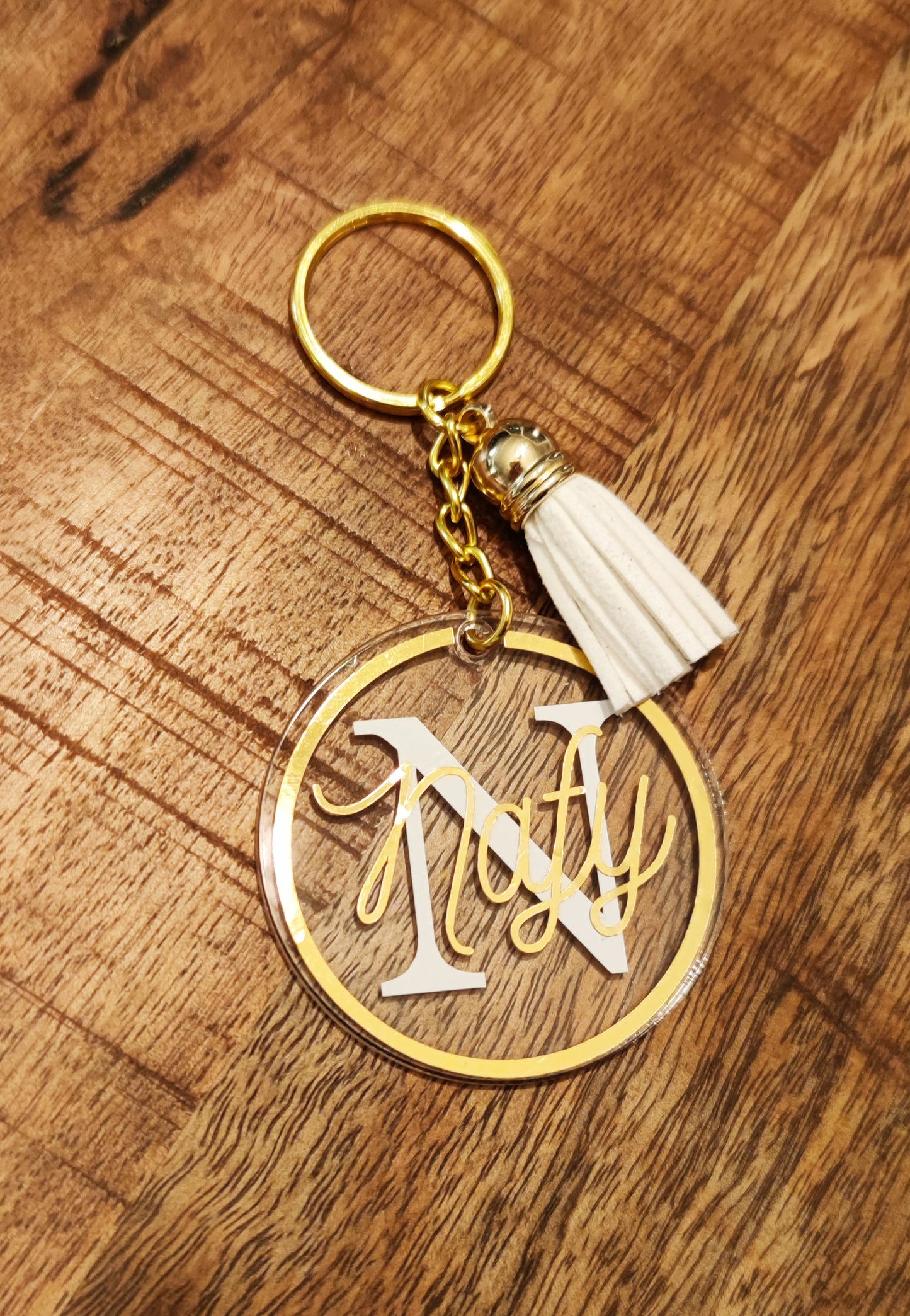 PORTE CLÉ rond personnalisé