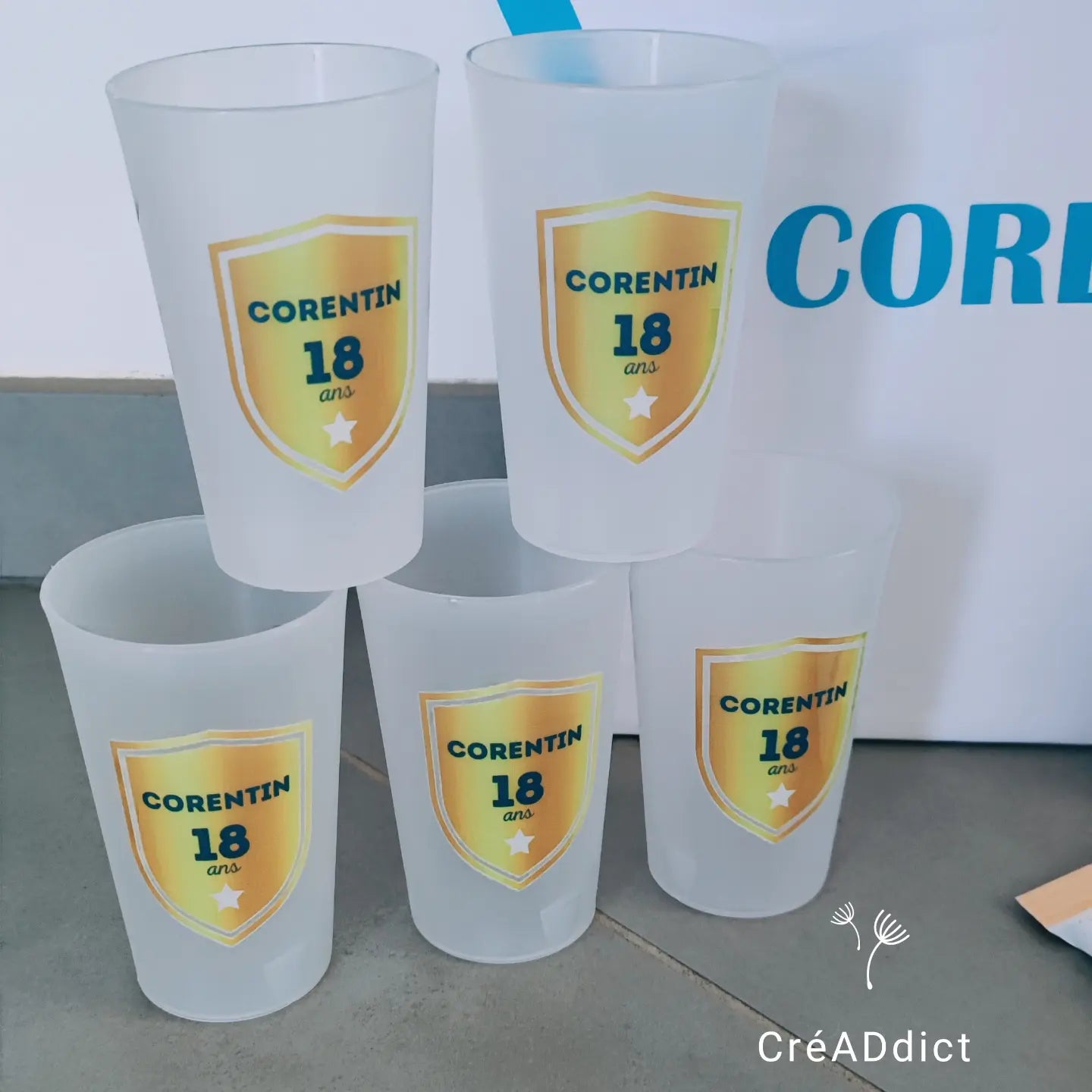 GOBELET IMPRIMÉ réutilisable